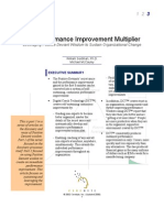 The Performance Improvement Multiplier- Leveraging Positive Deviant Wisdom to Sustain Organizational Change