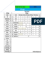 FA 2013 Study Schedule by Pages
