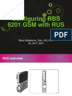 Configuring RBS 6201 GSM With RUS