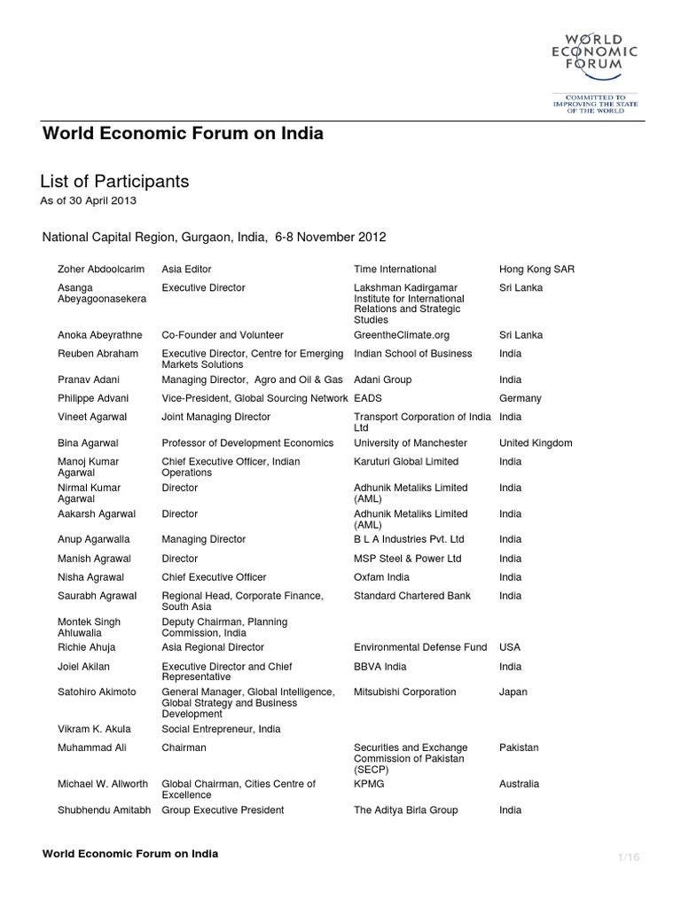 WEF | PDF