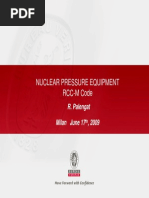 Overview of the RCC-M Code for PWRs | PDF | Fatigue (Material) | Fracture