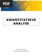 mnm Theorie Studentencursus Kwantitatieve Analyse | PDF