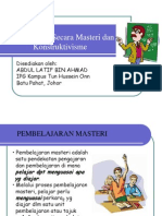 Pembelajaran Masteri Dan Konstruktivisme - T5