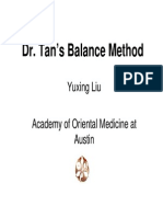 Dr. Tan's Balance Method