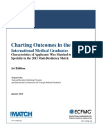 NRMP/ECFMG - Charting Outcomes in the Match for International Medical Graduates