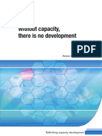 Without Capacity There is No Development