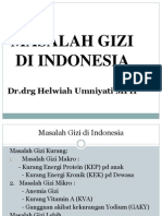 Masalah Gizi Indonesia