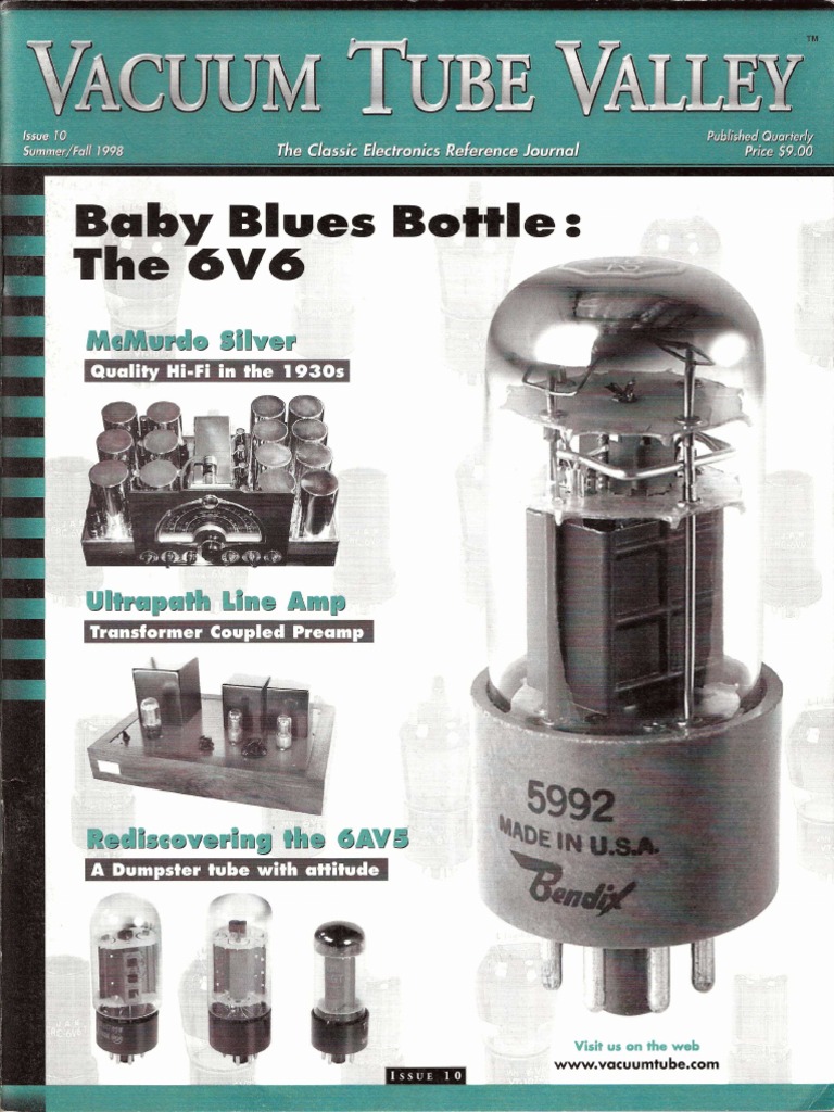 Vacuum Tube Valley magazine VTV10