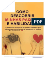 Ebook Como Descobrir Minhas Paixões e Habilidades