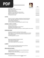 Pipe Pre-Test Checklist