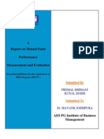Premal-Kunal Mutual Fund Performance Measurement