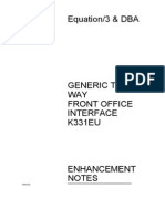 EK331EU Two Way Generic Front Office Interface E-Notes