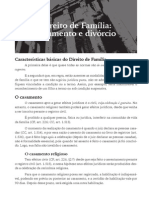 Direito de Família - casamento e divórcio.pdf