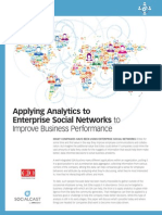Applying Analytics To Enterprise Social Networks To Improve Business Performance - Socialcast - Vmware