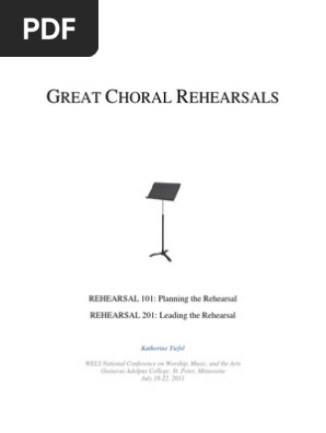 Tiefel - Great Choral Rehearsals