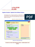 FREE Equation Calculator - Equations Solver - Mathematics Software