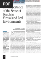 De La Torre_the Importance of the Sense of Touch...
