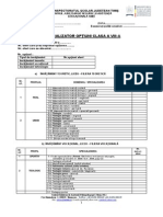 Centralizator Optiuni Viii 2013 2014