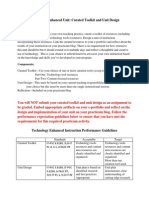 Technology Enhanced Unit Description and Expectation