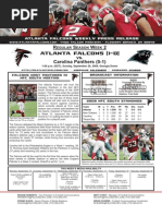 Download Atlanta Falcons vs Carolina Panthers Week 2 by Atlanta Falcons Football Club SN19779141 doc pdf