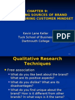 Measuring Sources of Brand Equity: Capuring Customer Mindset