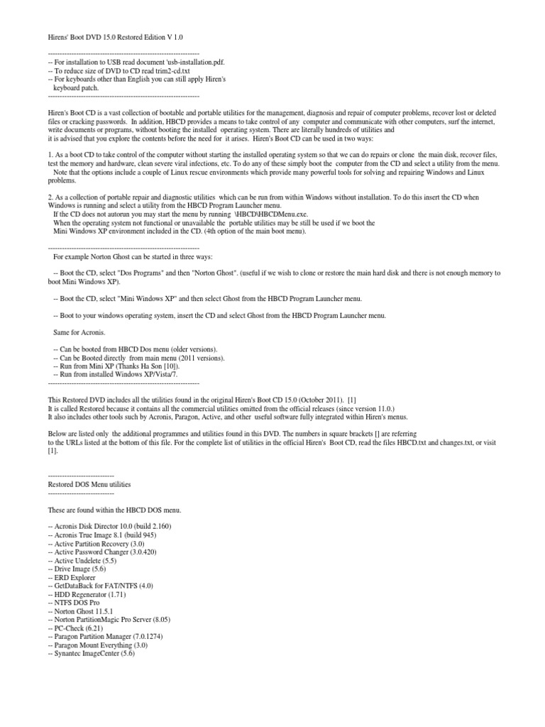 Make norton ghost bootable usb