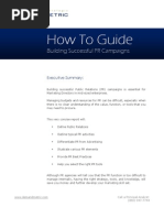 Template: Public Relations Plan Timeline