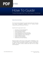 Practical Product Management Tools, Techniques and Roadmaps