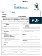 Nurse Health Appraisal Form 1