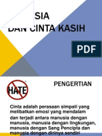 Manusia Dan Cinta Kasih