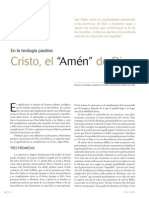 Antonio Bentue, Cristo o El Amén de Dios (2009 - Teología Paulina)