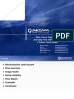 Semi-Custom Design Flow: Leveraging Place and Route Tools in Custom Circuit Design