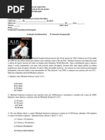 Avaliação matematica