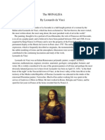 The Monalisa by Leonardo Da Vinci