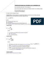 Formulas Matematicas Empleadas en El Desarrollo de La Ingenieria Civil