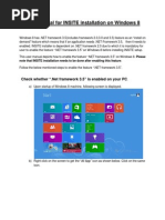 INSITE 7.6 on Windows 8 - Work Around