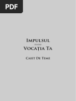 Caiet de Teme Vocatia