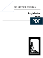 Maryland General Assembly - Legislative Lingo