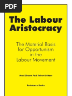 Download The Labour Aristocracy The material basis of opportunism in the labour movement by Terry Townsend Editor SN19789136 doc pdf