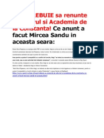 Hagi TREBUIE Sa Renunte La Viitorul Si Academia de La Constanta