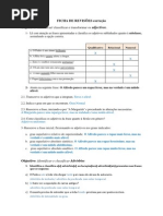 Exercício de revisões do 7º Subordinação, coordenação. verbos, adj. adv.2012-13 CORREÇÂO