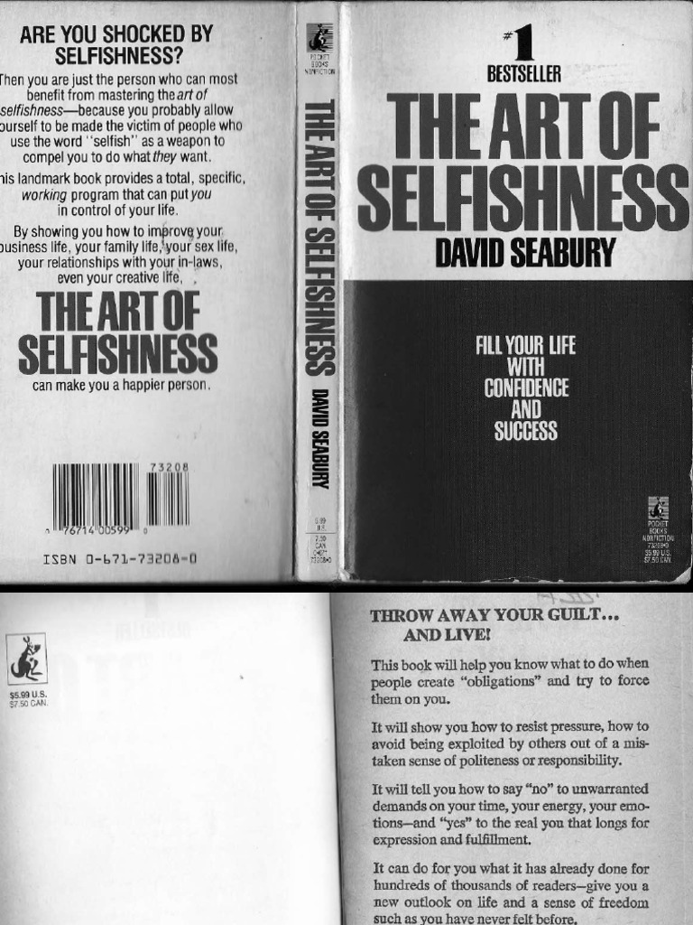 the Art of Selfishness by David Seabury