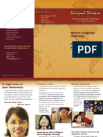 Bilingual Brochure 2012