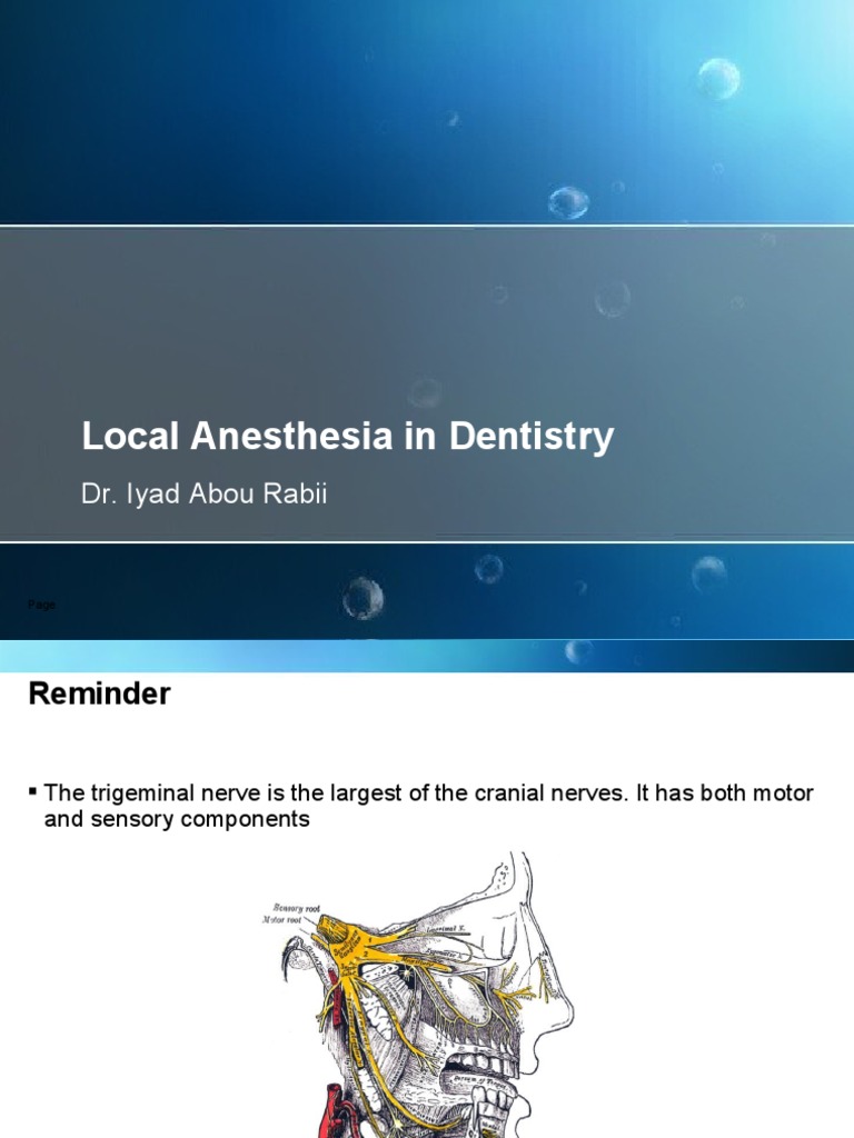 Local Anesthesia Techniques PDF Anesthesia Mouth