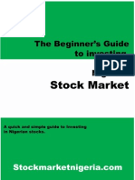 The Beginners Guide To Investing in The Nigerian Stock Market