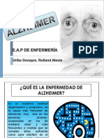 Alzheimer Plan de Cuidados Enfermeria