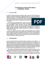 Formulacion Del Proyecto Del PMOT Mazatlan