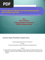 Download tatacarapenyusunanpengelolandanpertangungjawabanbiayapilkadesolehpanitiapemilihan-120812054959-phpapp02 by Andini Adin SN197953322 doc pdf