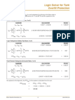 Logic Solver For Tank Overfill Protection: Equation Sensor Subsystem (Level Sensor, 1oo1) Calculation Result