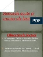 Stenozele Acute Si Cronice Ale Laringelui